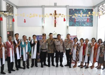 Polisi Terima Curhatan Jemaah Gereja Saat Kegiatan Minggu Kasih