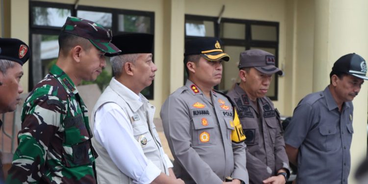 Polres Nganjuk Gelar Apel Kesiapan Pengamanan Malam Tahun Baru 2024