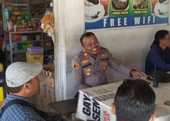 Kapolsek Singkawang Utara Menyampaikan ini dalam Kegiatan Minggu Kasih Bersama Tokoh Masyarakat.