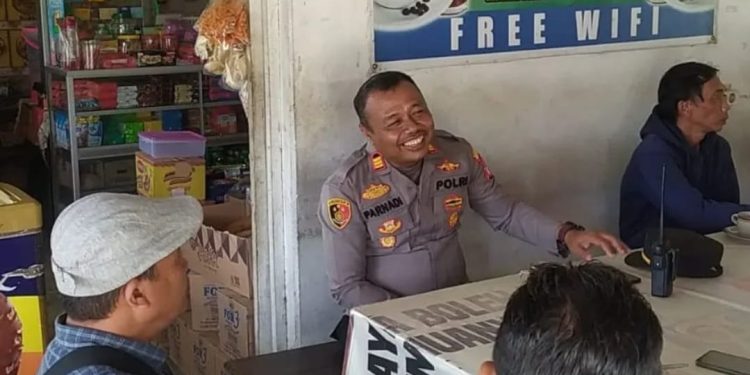 Kapolsek Singkawang Utara Menyampaikan ini dalam Kegiatan Minggu Kasih Bersama Tokoh Masyarakat.