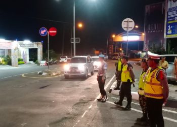 Polres Kediri Turunkan Ratusan Personel Pengamanan  Tahun Baru 2024, Sat Lantas Kerahkan Kekuatan Penuh