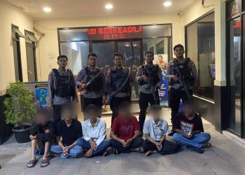 Patroli Presisi Polres Jakbar Amankan Remaja dan Sajam Saat Pergantian Tahun Baru 2024