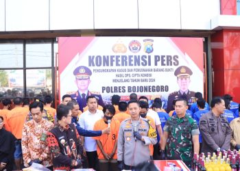 Polres Bojonegoro Berhasil Amankan 7 Pelaku Penganiayaan dan Pembacokan Remaja