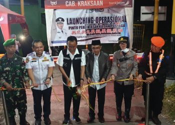 Polres Probolinggo dan Forkopimda Resmikan Palang Pintu JPL 17 Kereta Api di Leces