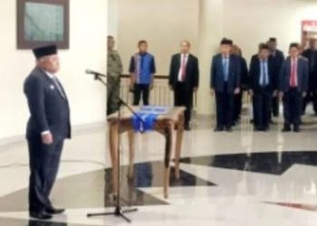 Penjabat Bupati Kepulauan Tanimbar” Piterson Rangkoratat SH” Melantik 58 orang Pejabat eselon II, dan V dilingkup Pemkab