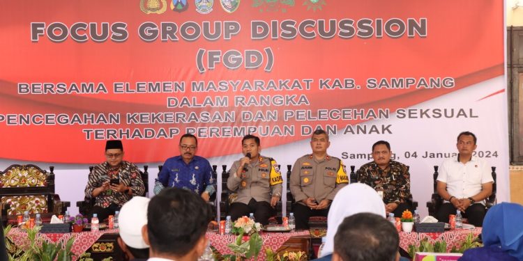 Polres Sampang Gelar FGD Cegah Kekerasan dan Pelecehan Seksual Terhadap Perempuan dan Anak