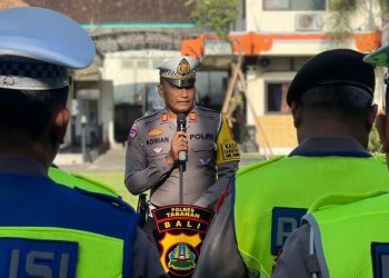Kasatgas Kamseltibcarlantas Pimpin Apel OMB Agung 2023-2024 tahap II Kampanye,Tetap Utamakan Keselamatan