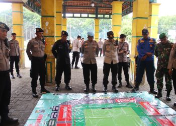Polres Sumenep Terjunkan 223 Personel Pengamanan Laga Liga 3 Kapal Api PSSI Jatim
