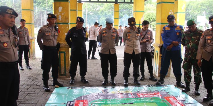 Polres Sumenep Terjunkan 223 Personel Pengamanan Laga Liga 3 Kapal Api PSSI Jatim
