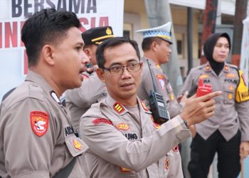 Wakapolres Kediri Pimpin Penyekatan Simpatisan Pencak Silat di Wilayah Perbatasan