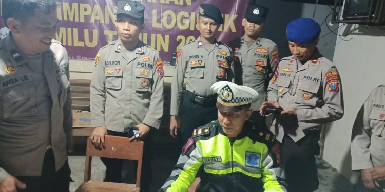 Polres Pamekasan Siagakan Personel untuk Pengamanan Gudang Logistik Pemilu