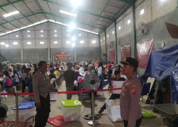 Polres Kediri Kota Perketat Pengamanan Pelipatan Surat Suara Pemilu 2024