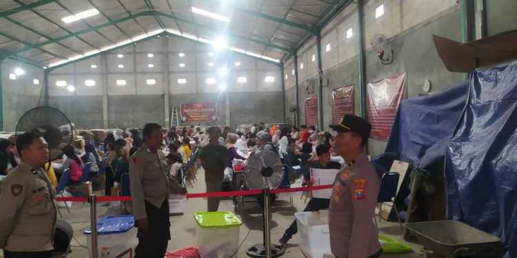 Polres Kediri Kota Perketat Pengamanan Pelipatan Surat Suara Pemilu 2024