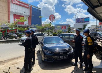 Pastikan keamanan Giat Kampanye Capres/Cawapres, Satgas OMB Kapuas Polda Kalbar Turunkan Subsatgas Anti Drone