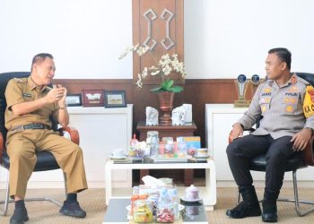 Kapolres Tulang Bawang Bersama PJU Kunjungi Kantor Bupati, Ini Tujuan Utamanya