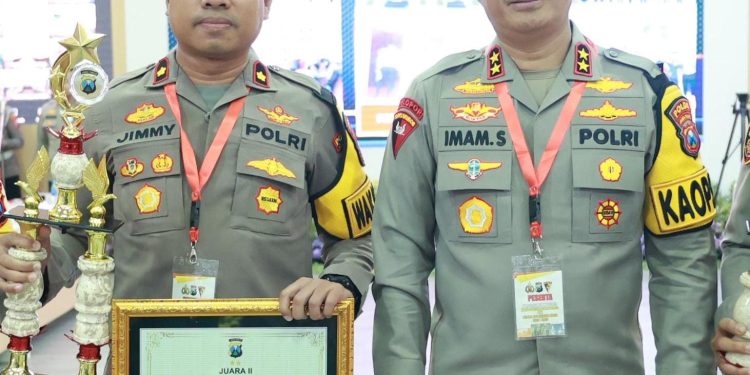 Berikan Layanan Maksimal Saat Nataru, Polres Jember Raih Juara Lomba Pos Ops Lilin Semeru 2023/2024