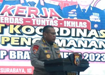 Polda Jatim Gelar Rakor Siapkan Personel Pengamanan Pemilu 2024 di Tiap TPS
