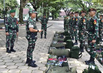 Danmentar Brigjen TNI Dwi Sasongko Terima Laporan Kesiapan Latihan Praktik Jabatan (OJT) Taruna Akmil TP 2023/2024