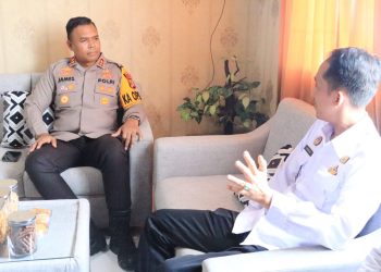 Aplikasikan Commander Wish, Kapolres Tulang Bawang Kunjungi Lanud dan Dua Stakeholder