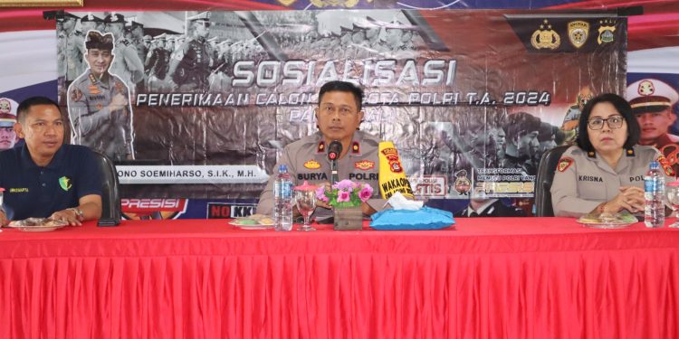 Polres Tabanan Sosialisasikan Penerimaan Calon Anggota Polri T.A. 2024 Polda Bali