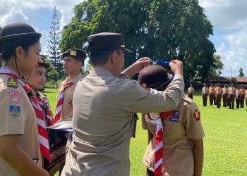 Perkemahan Saka Bhayangkara Cabang Tabanan Ditutup