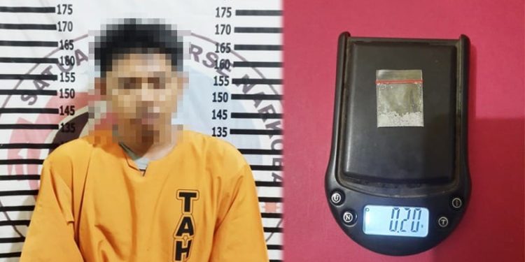 Simpan Narkotika Dalam Kotak Rokok, Warga Bandar Jaya Timur Ditangkap Polres Tulang Bawang