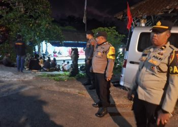 Polres Tabanan Terjunkan Personil OMB dalam Pengamanan Giat Simakrama/Kampanye Wilkum Baturiti