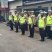 Satgas Kamseltibcar Lantas OMB Kapuas 2024 rutin Laksanakan Pengaturan Arus Lalin di Sektaran Kantor KPU dan Bawaslu