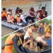 Tim SAR gabungan temukan korban tenggelam di Sungai kalimring Wonokerto.