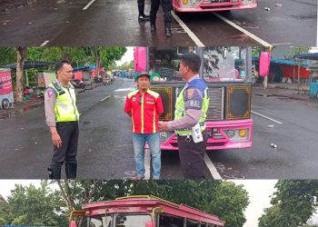 Kereta Kelinci Bukan Termasuk Sarana Tranaportasi yang Resmi Sat Lantas Polres Kediri Larang Beroprasi Di Jalan Umum.