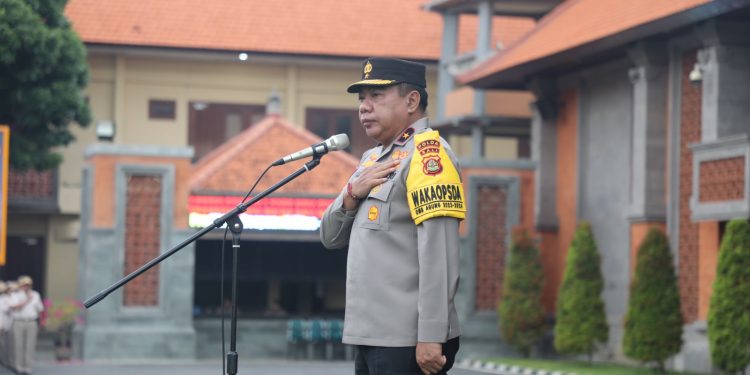 Pimpin Apel Pagi, Wakapolda Bali Tekankan Kedisiplinan Personel