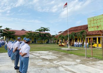 Sat Lantas Polres Tulang Bawang Tindak Delapan Pelajar Yang Gunakan Knalpot Brong