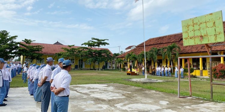 Sat Lantas Polres Tulang Bawang Tindak Delapan Pelajar Yang Gunakan Knalpot Brong