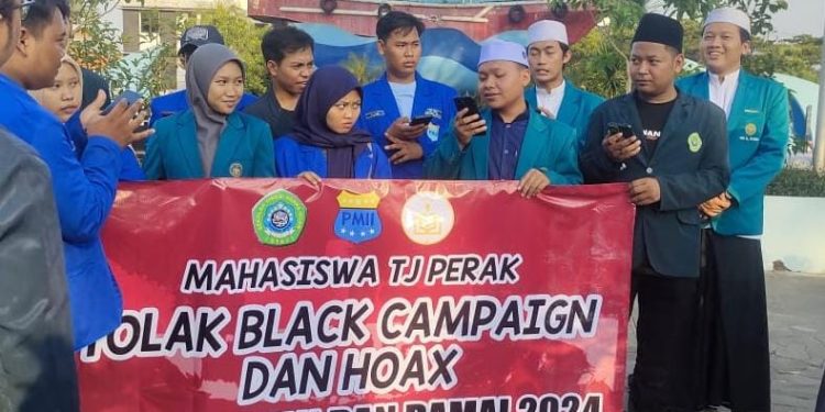 Himpunan Mahasiswa Tanjungperak Deklarasikan Tolak Black Campaign dan Hoaks