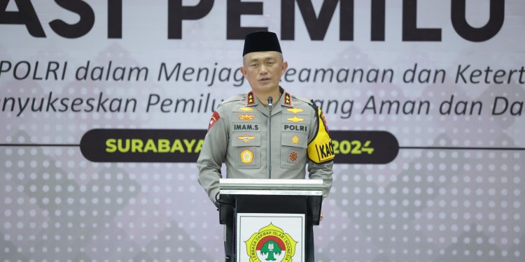 Polda Jatim Bersama DPW LDII Gelar Deklarasi Pemilu Damai