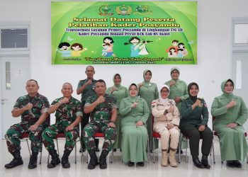 Ibu Novita Sidharta Wisnu Graha Pimpin Prakarsai Pelatihan Kader Posyandu di Akmil