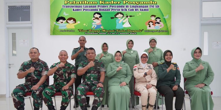 Ibu Novita Sidharta Wisnu Graha Pimpin Prakarsai Pelatihan Kader Posyandu di Akmil