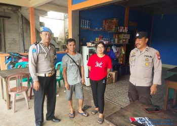 Polsek Menyuke Laksanakan Patroli Siang Hari Dan Memberikan Imbauan Kamtibmas
