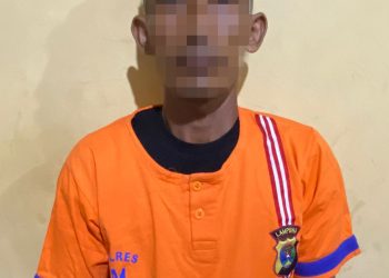 Sempat Buron, Terduga Pencabulan Anak Bawah Umur di Tulang Bawang Barat Ditangkap Polisi.