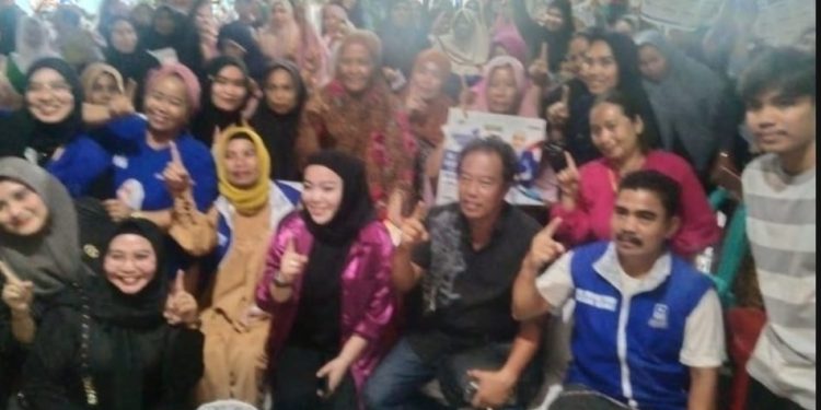 Hj Lenni Kahar Sibali, yang maju sebagai Calon DPRD Kabupaten Takalar.(pemilu)2024.