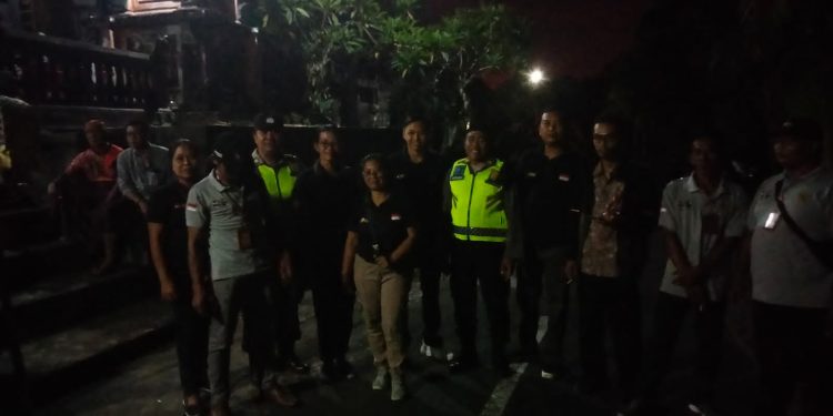 Personil OMB Polres Tabanan Atensi Pengamanan Kampanye & Simakrama Wilkum Selemadeg