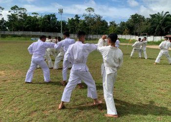 Ujian Kesemaptaan Jasmani dan Beladiri Polri berkala semester I 2024 personel Satbrimob Polda Kalbar