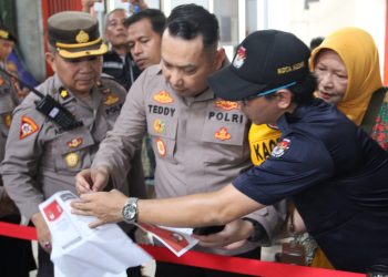 Pastikan Keamanan Logistik Pemilu, Kapolres Kediri Kota Cek Gudang KPU