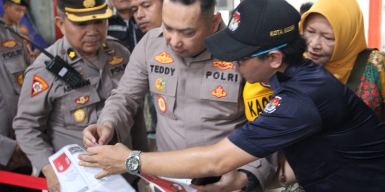 Pastikan Keamanan Logistik Pemilu, Kapolres Kediri Kota Cek Gudang KPU
