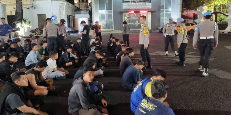 Gerak Cepat Polisi Amankan 139 Pemuda dan 66 Kendaraan Antisipasi Konvoi Perguruan Silat