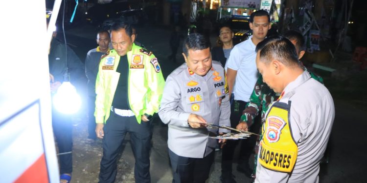 Sinergitas Polres Ngawi bersama TNI Maksimalkan Patroli Jaga Kamtibmas Jelang Pemilu 2024