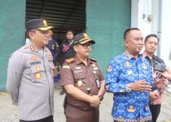 Pastikan Kesiapan Pemilu 2024, Kapolres Probolinggo bersama Forkopimda Tinjau Gudang Logistik KPU