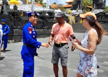 OMB Agung 2024 , Sub Satgas Polairud Polres Tabanan Terus Lakukan Sambang Dialogis