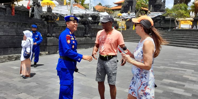 OMB Agung 2024 , Sub Satgas Polairud Polres Tabanan Terus Lakukan Sambang Dialogis