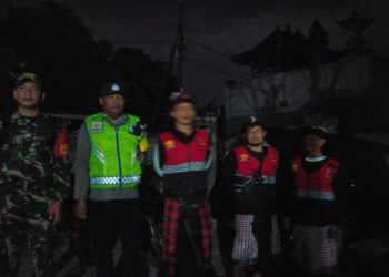 Polsek Selemadeg Beri Pengamanan Kampanye Dalam Bentuk Simakrama